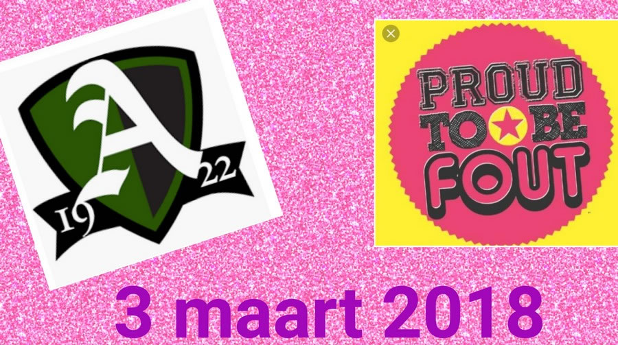 Proud to be fout feest uitnodiging1