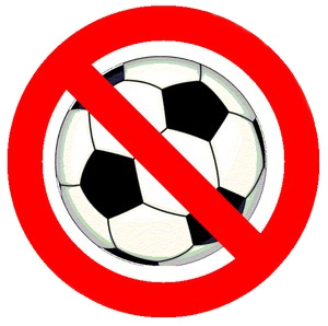 Geen voetbal